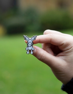 Caspar the Peary Caribou Pin